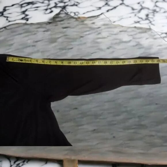 Faded Glory Black Soot Lightweight Women's Long Sleeve Shirt Size 2X (18W/20W)! - Picture 13 of 16